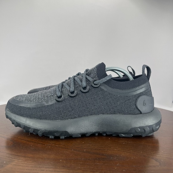 Allbirds Trail Runners SWT Shoes Womens 9 Gray Black Lace Up Athletic Sneaker - Picture 1 of 16